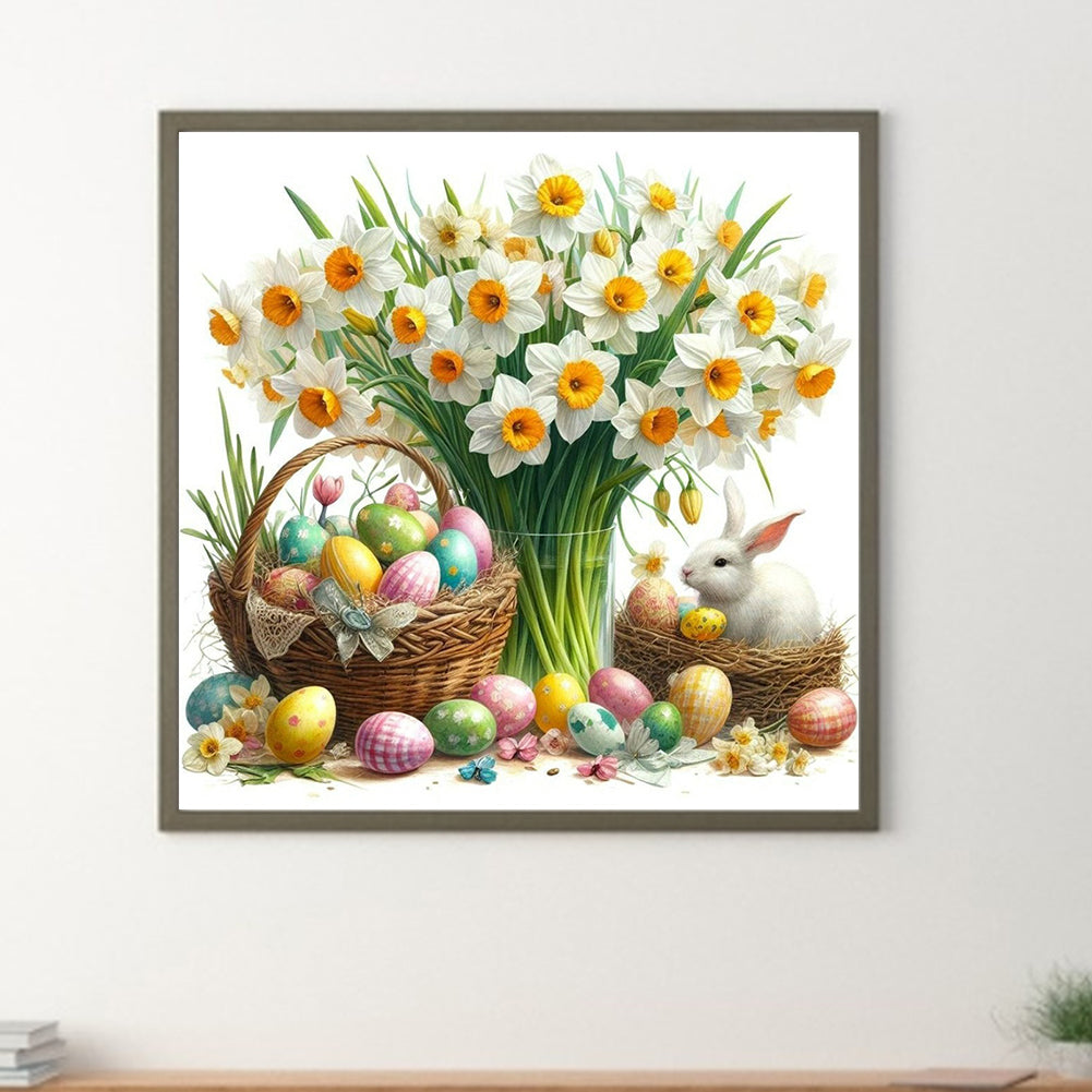 Easter Egg Bouquet - Full Round Drill Diamond Painting 30*30CM