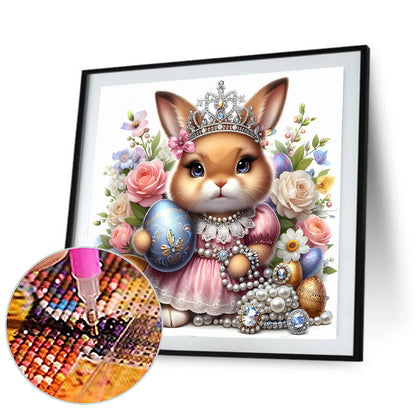 Jewelry Bunny - Full Round Drill Diamond Painting 30*30CM