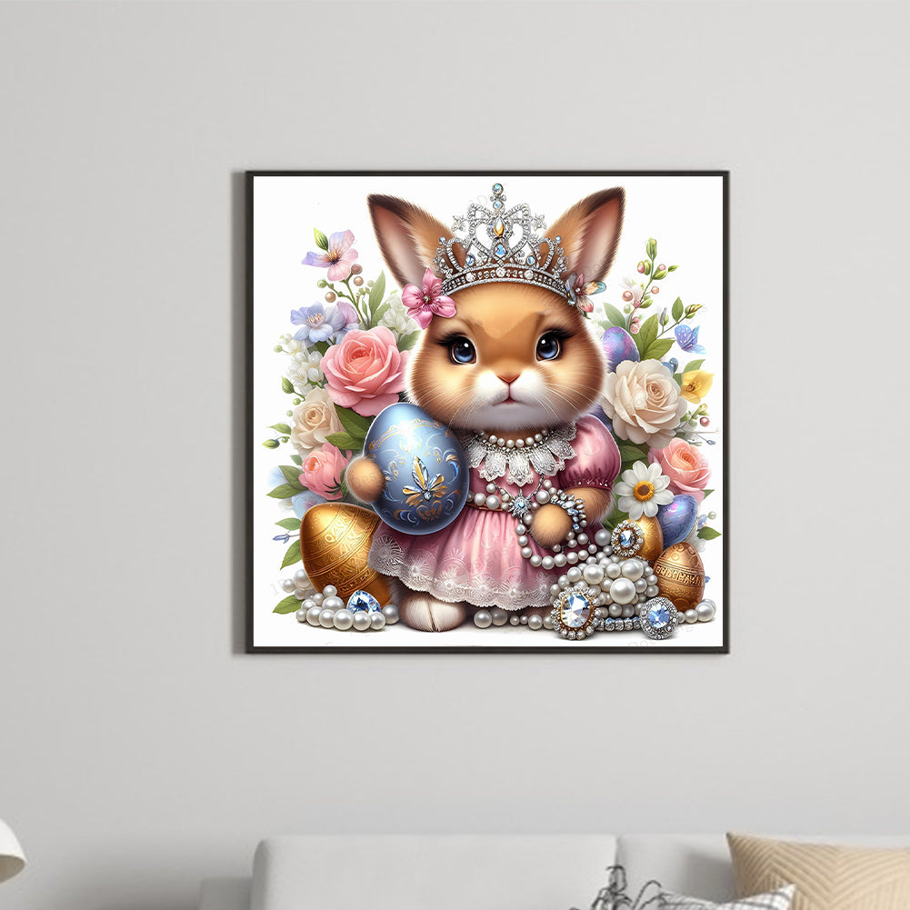 Jewelry Bunny - Full Round Drill Diamond Painting 30*30CM