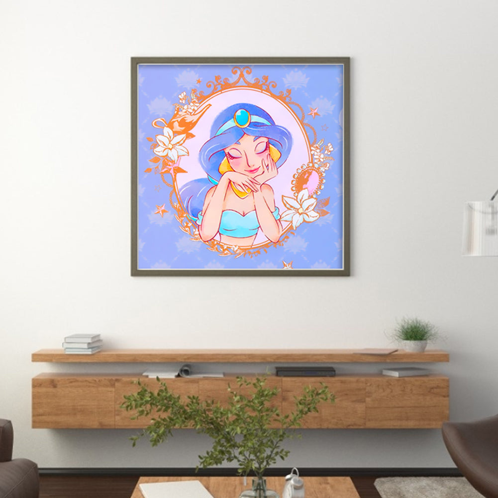 Disney Princess-Princess Jasmine - 11CT Stamped Cross Stitch 40*40CM