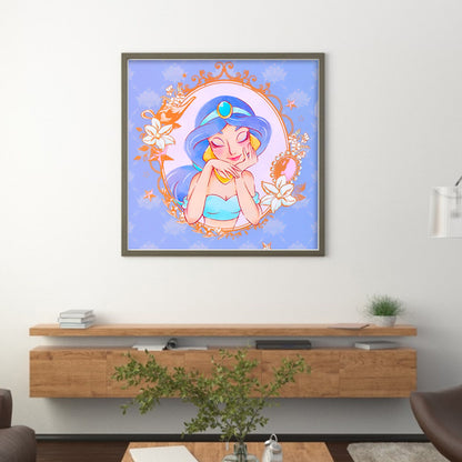 Disney Princess-Princess Jasmine - 11CT Stamped Cross Stitch 40*40CM