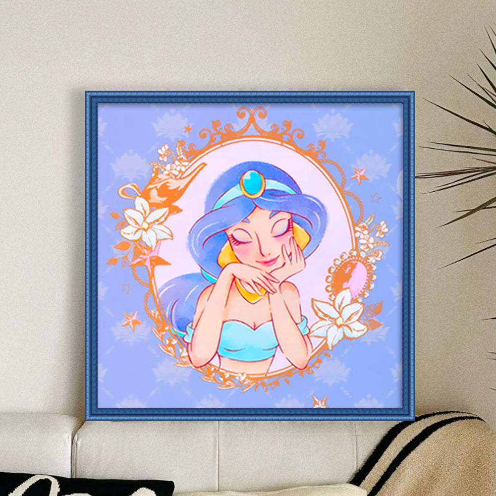 Disney Princess-Princess Jasmine - 11CT Stamped Cross Stitch 40*40CM