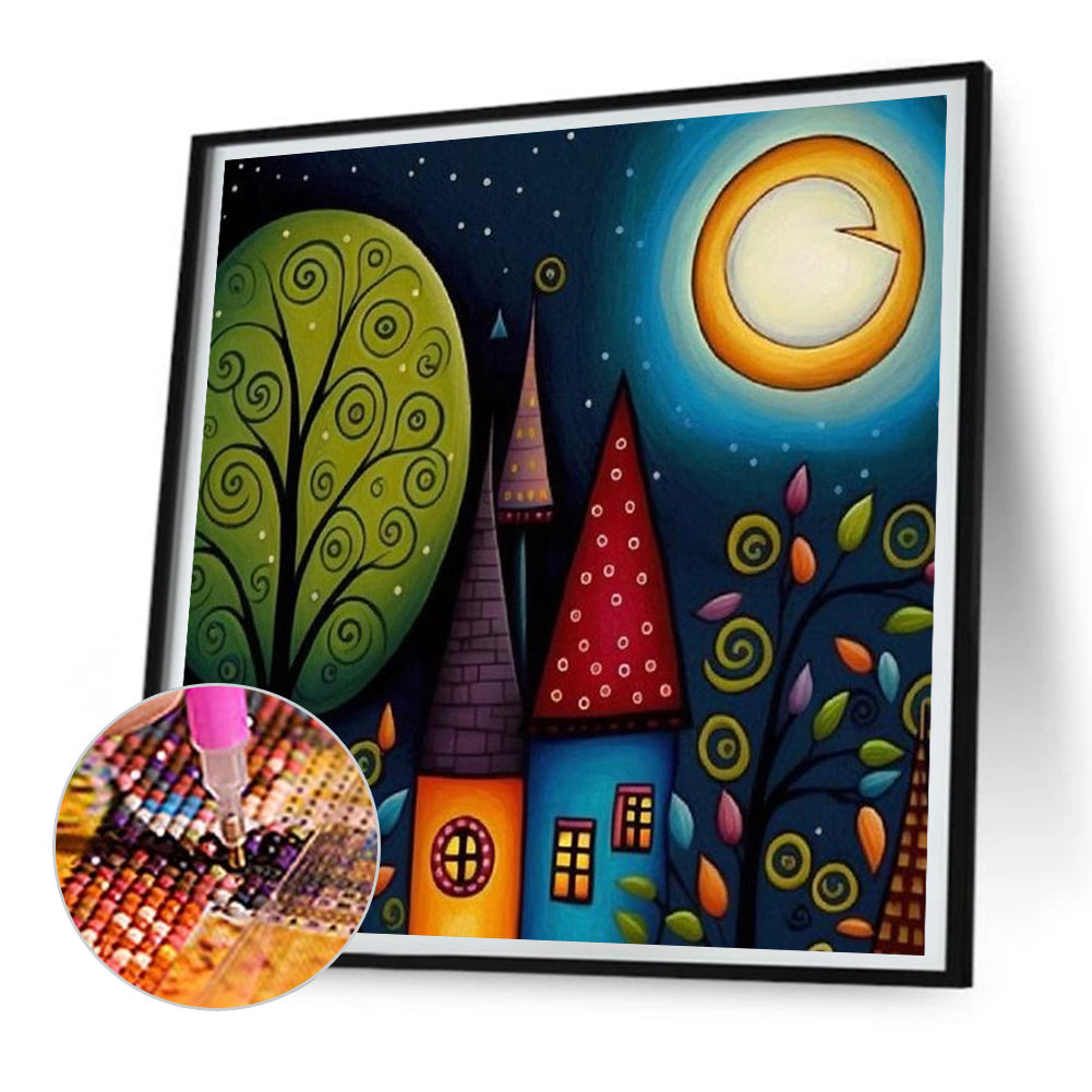Color House - Full Round Drill Diamond Painting 30*30CM