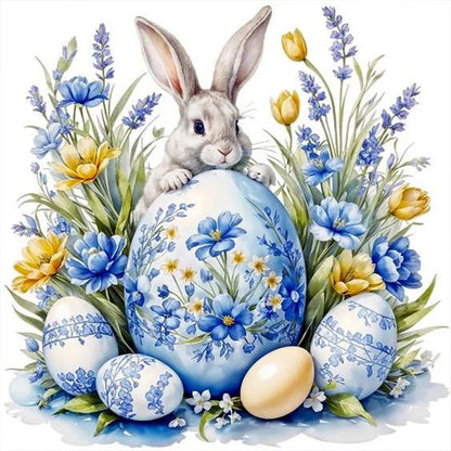 Easter Bunny - Full Round Drill Diamond Painting 30*30CM