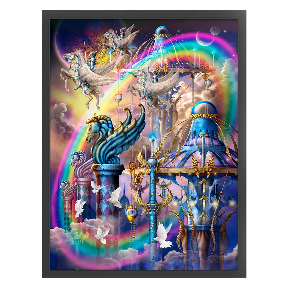 Fantasy Pegasus - 14CT Stamped Cross Stitch 60*80CM