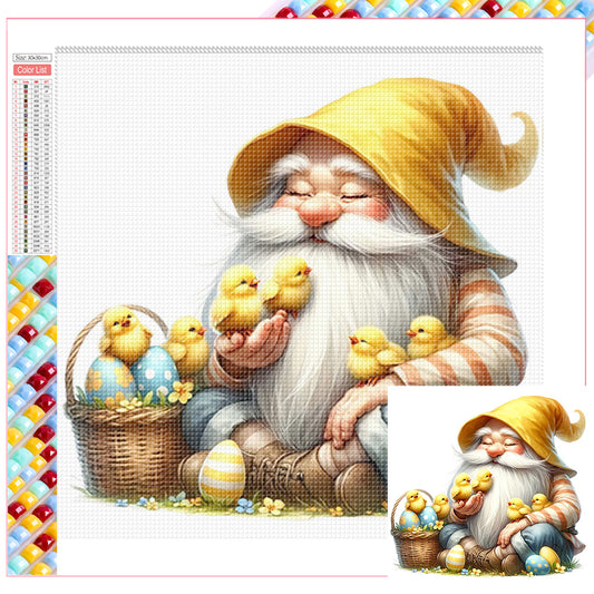 Easter Gnomes And Animals - Full Square Drill Diamond Painting 30*30CM