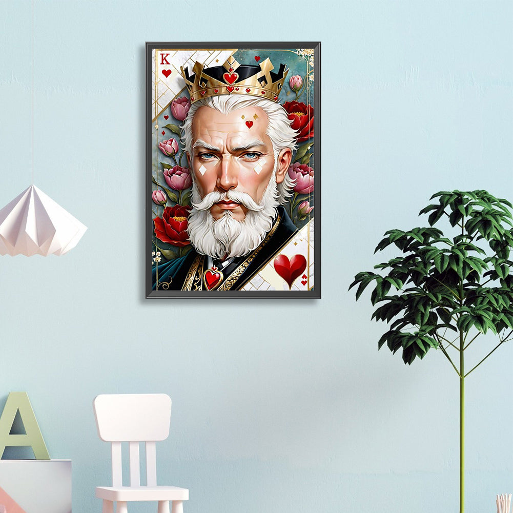 Jqk Poker Characters - Full Round Drill Diamond Painting 40*60CM