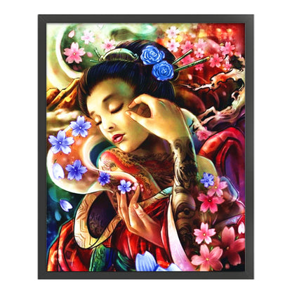 Ancient Style Beauty - 11CT Stamped Cross Stitch 50*60CM