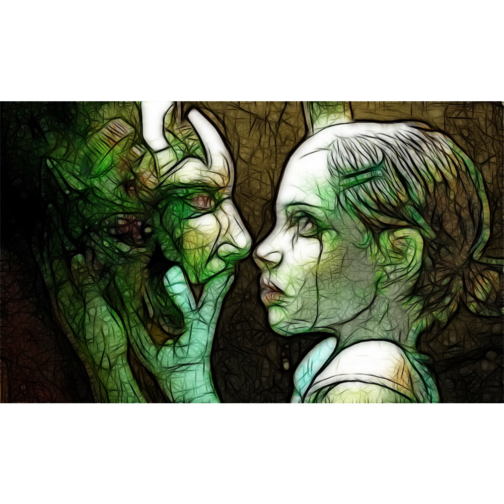 Blood Kiss - Full Round Drill Diamond Painting 50*30CM