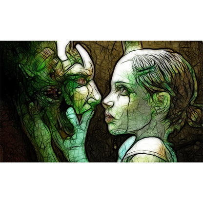 Blood Kiss - Full Round Drill Diamond Painting 50*30CM