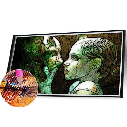 Blood Kiss - Full Round Drill Diamond Painting 50*30CM