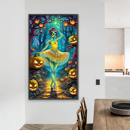 Ghost Ballet Girl - Full AB Round Drill Diamond Painting 40*70CM