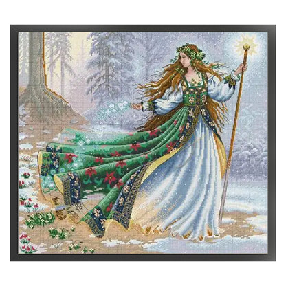 Forest Guardian - 14CT Stamped Cross Stitch 49*43CM(Joy Sunday)