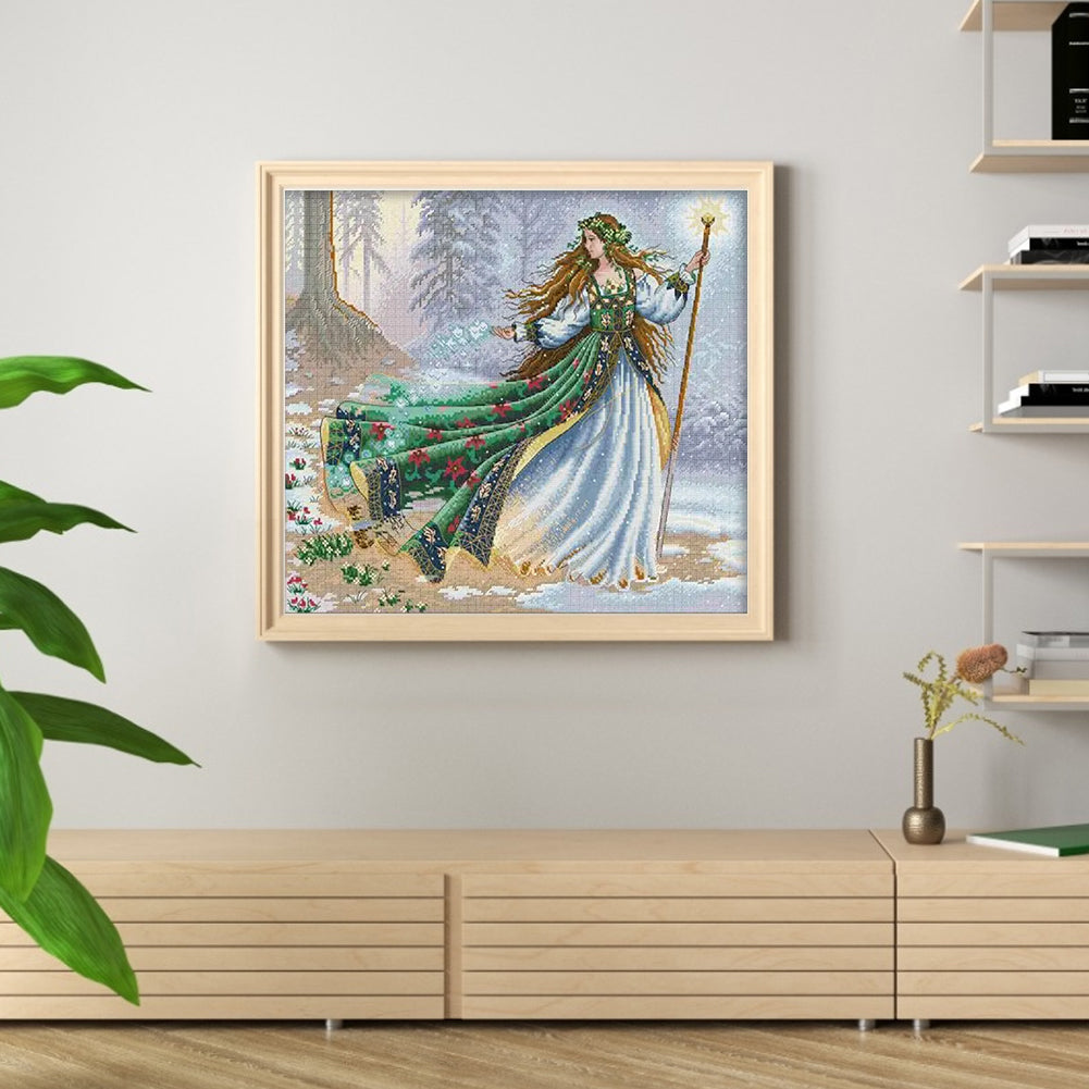 Forest Guardian - 14CT Stamped Cross Stitch 49*43CM(Joy Sunday)