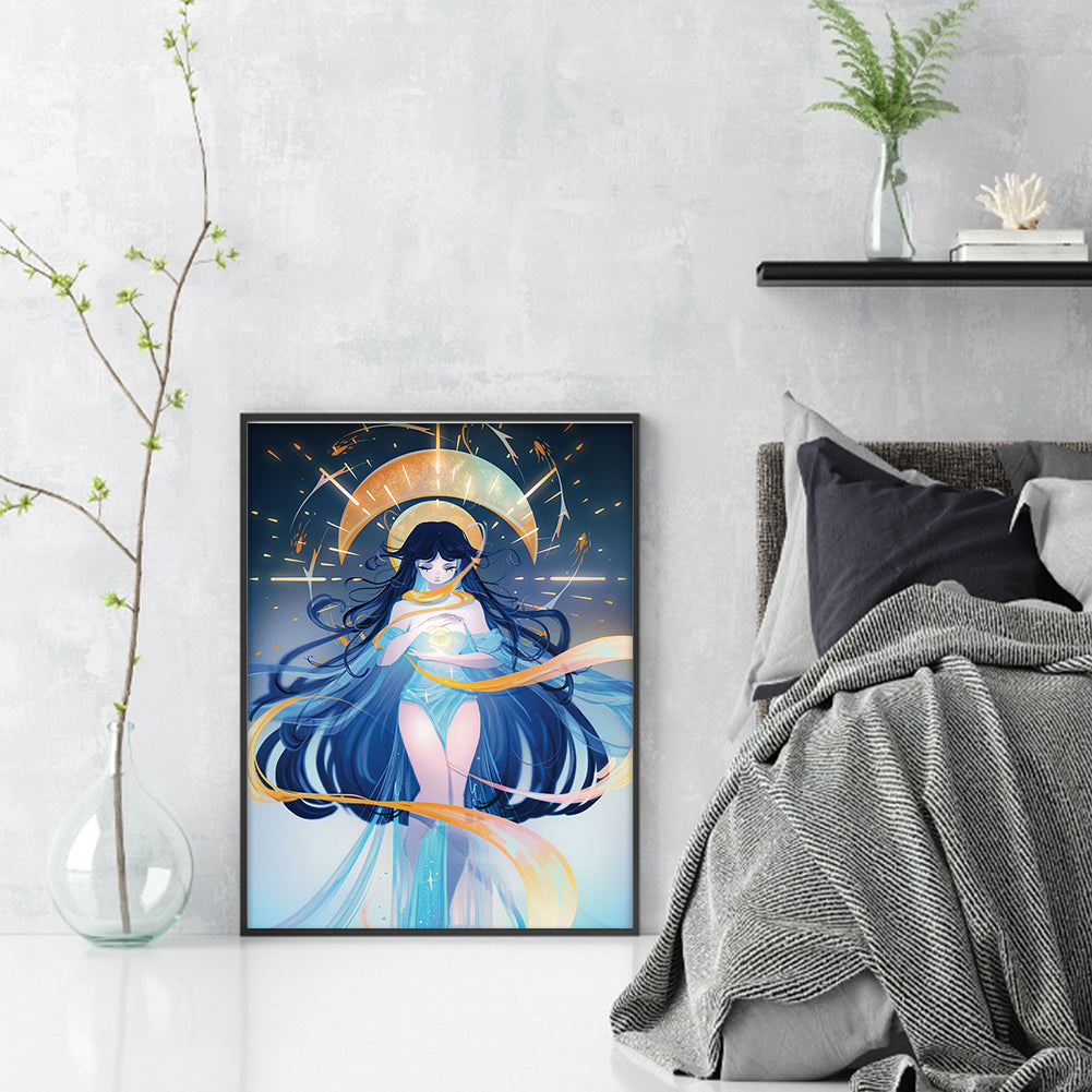 Goddess - 11CT Stamped Cross Stitch 40*55CM