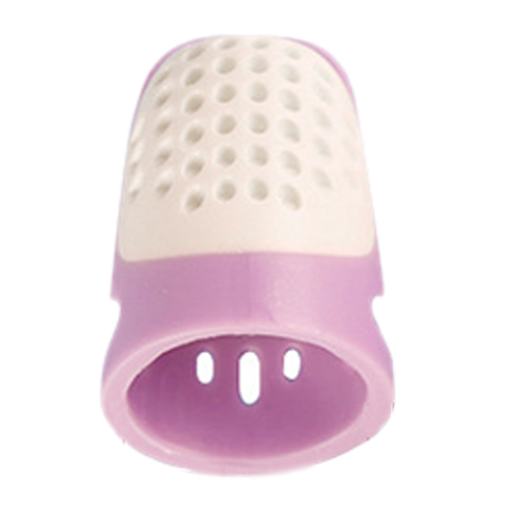 Sewing Thimble Finger Protector DIY Sewing Tool for Needlework (Purple Medium)