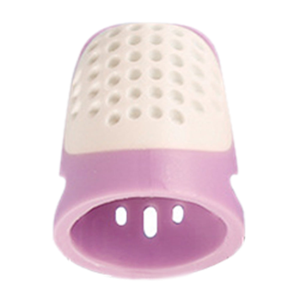 Sewing Thimble Finger Protector DIY Sewing Tool for Needlework (Purple Large)