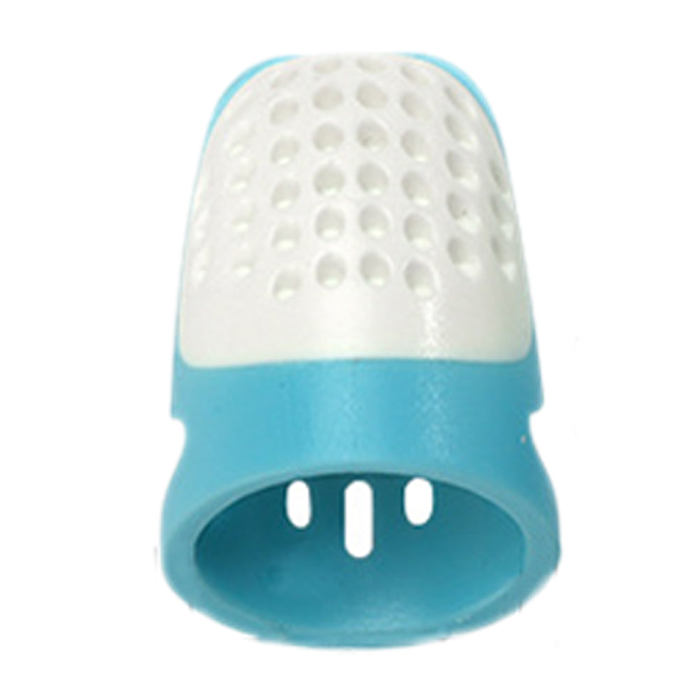 Sewing Thimble Finger Protector DIY Sewing Tool for Needlework (Blue Medium)