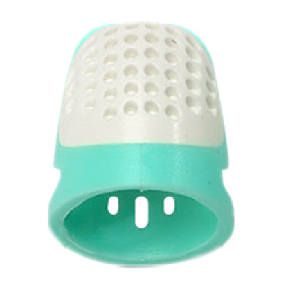 Sewing Thimble Finger Protector DIY Sewing Tool for Needlework (Green Large)