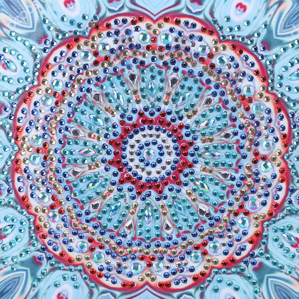 Special Shape DIY Diamond Painting Purses Diamond Art Clutch Bag (Blue Mandala)