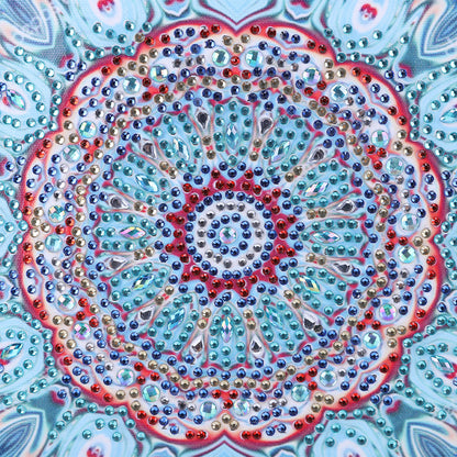 Special Shape DIY Diamond Painting Purses Diamond Art Clutch Bag (Blue Mandala)