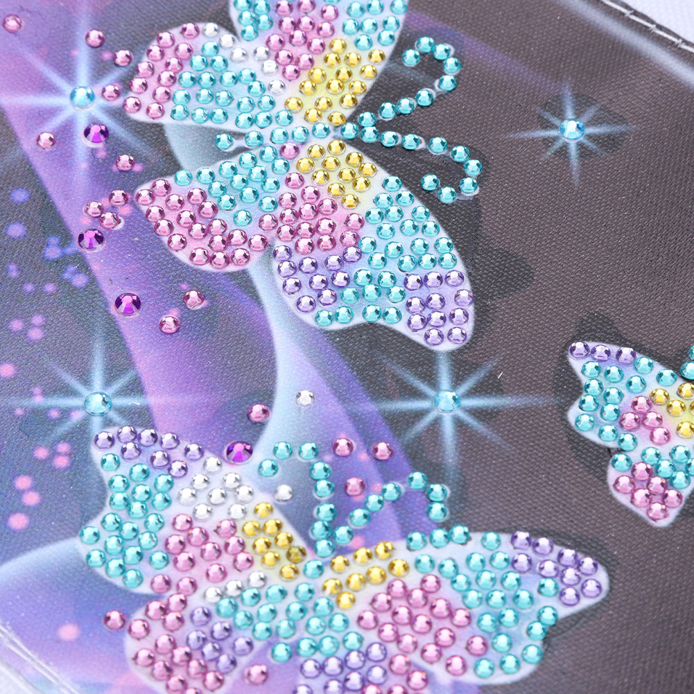 Special Shape DIY Diamond Painting Diamond Art Clutch Bag (Luminous Butterfly)