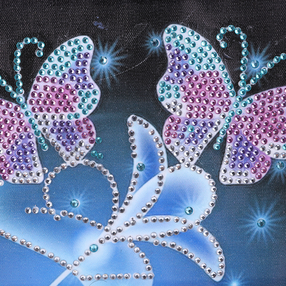 Special Shape DIY Diamond Painting Diamond Art Clutch Bag (Luminous Butterfly)