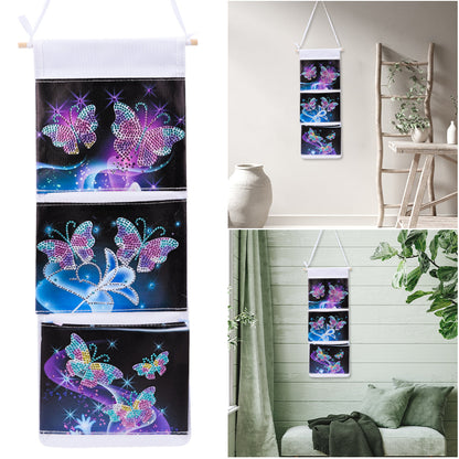 Special Shape DIY Diamond Painting Diamond Art Clutch Bag (Luminous Butterfly)