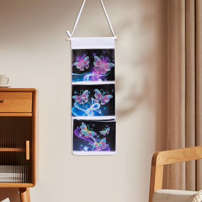 Special Shape DIY Diamond Painting Diamond Art Clutch Bag (Luminous Butterfly)