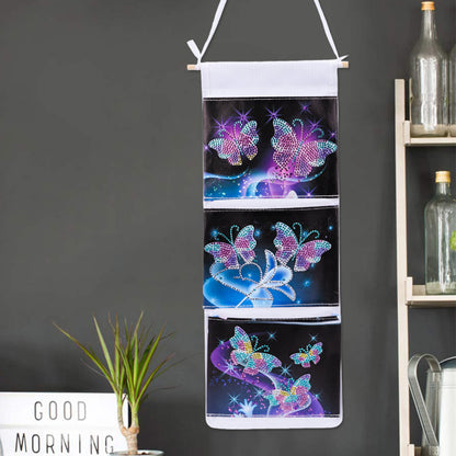 Special Shape DIY Diamond Painting Diamond Art Clutch Bag (Luminous Butterfly)