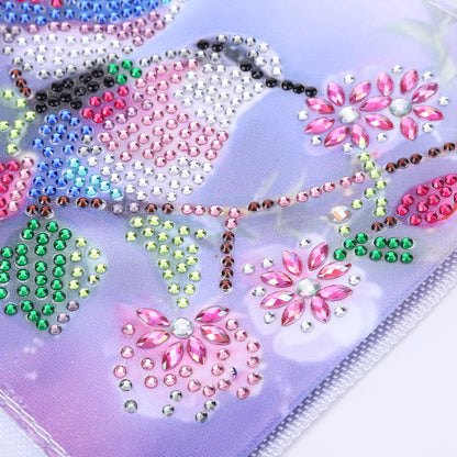 Special Shape DIY Diamond Painting Purses Diamond Art Clutch Bag (Flower Bird)