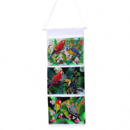 Special Shape DIY Diamond Painting Purses Diamond Art Clutch Bag (Garden Parrot)