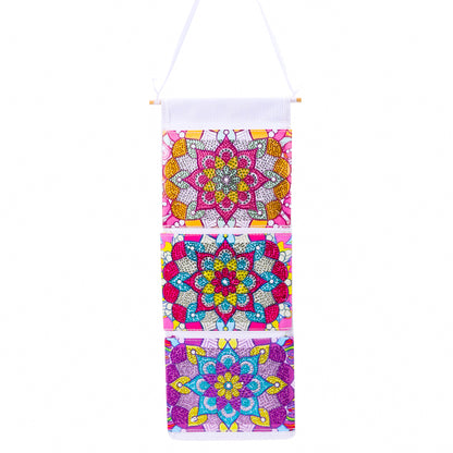 Special Shape DIY Diamond Painting Purses Diamond Art Clutch Bag (Pink Mandala)