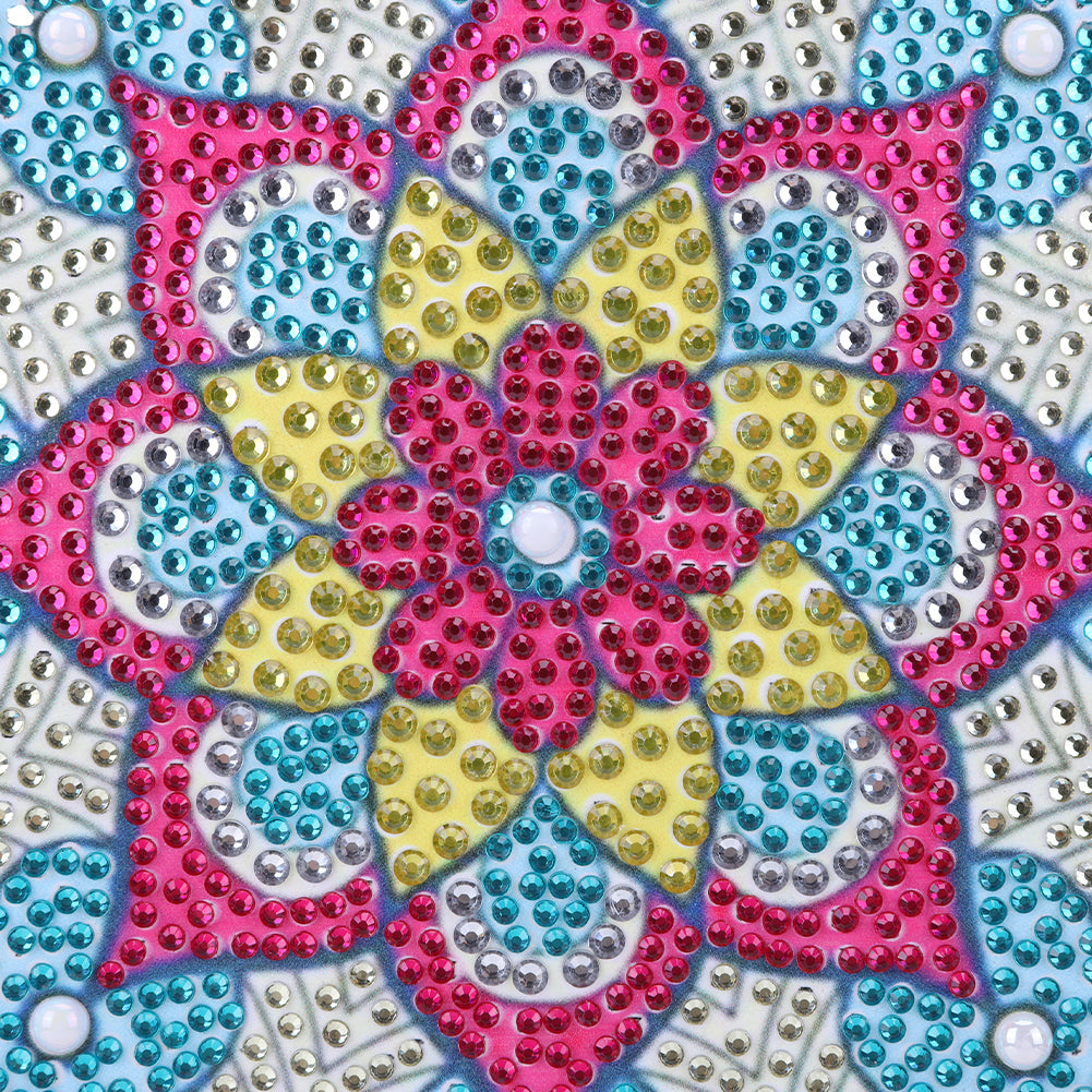 Special Shape DIY Diamond Painting Purses Diamond Art Clutch Bag (Pink Mandala)