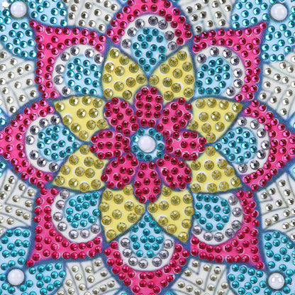 Special Shape DIY Diamond Painting Purses Diamond Art Clutch Bag (Pink Mandala)