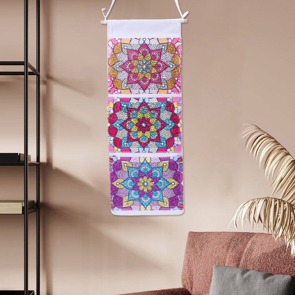 Special Shape DIY Diamond Painting Purses Diamond Art Clutch Bag (Pink Mandala)