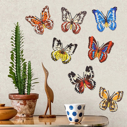 8Pcs Butterfly Kid Diamond Art Painting Stickers Kits Fun DIY Arts Crafts Paint