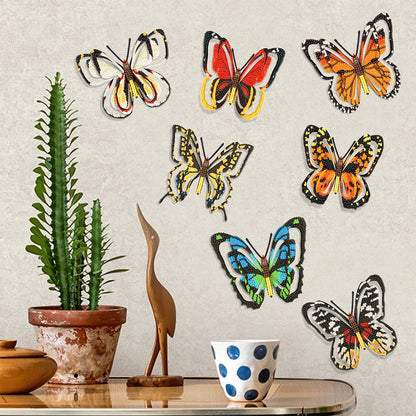 8Pcs Butterfly Kid Diamond Art Painting Stickers Kits Fun DIY Arts Crafts Paint