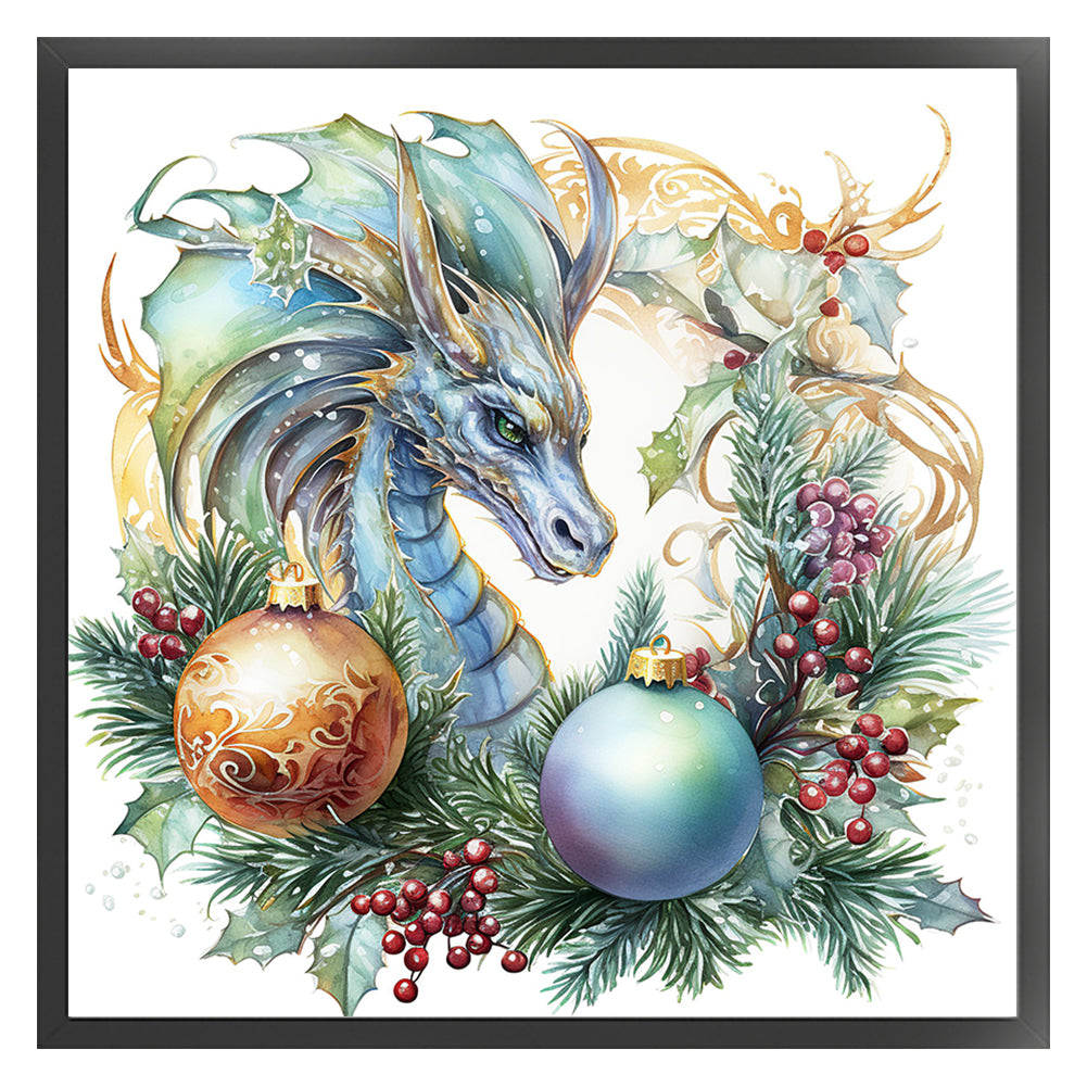 Dragon - 11CT Stamped Cross Stitch 40*40CM