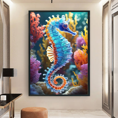 Seahorse - 11CT Stamped Cross Stitch 40*60CM