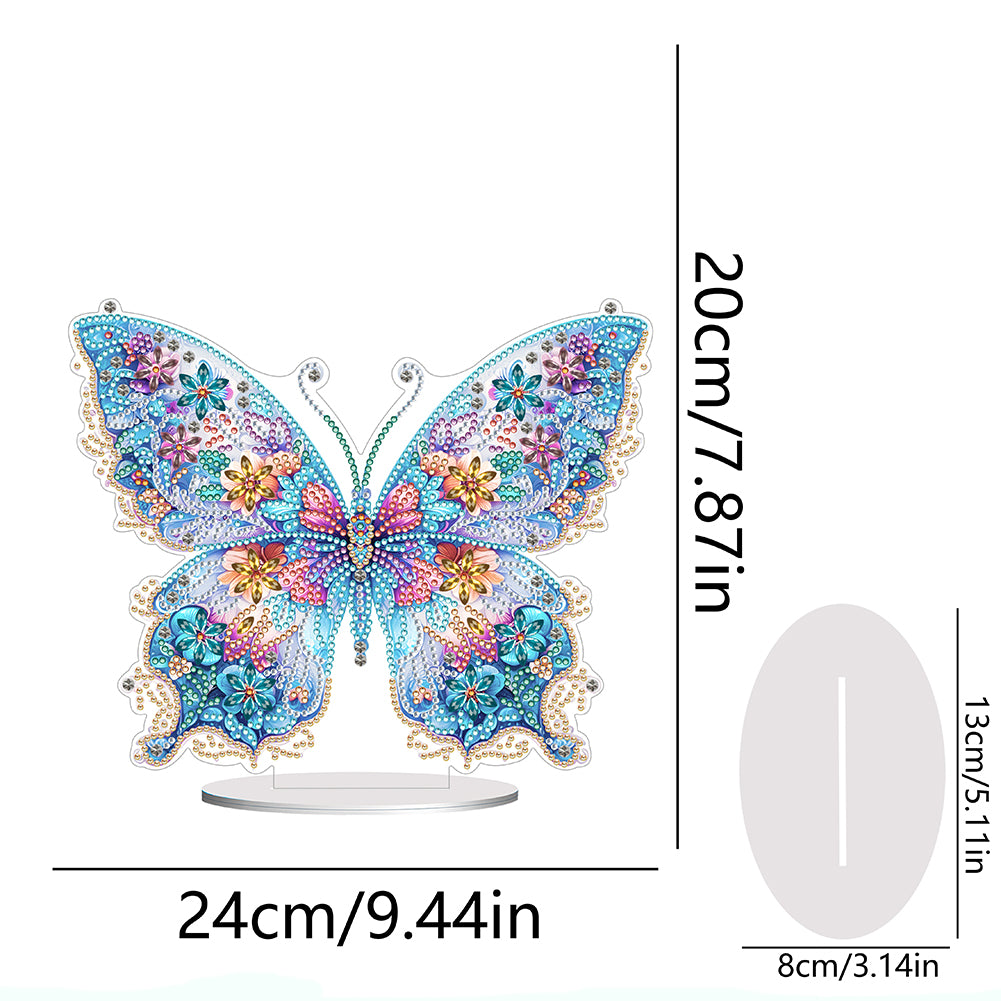 Butterfly Desktop Diamond Art Kits Diamond Art Tabletop Decor Home Office Decor