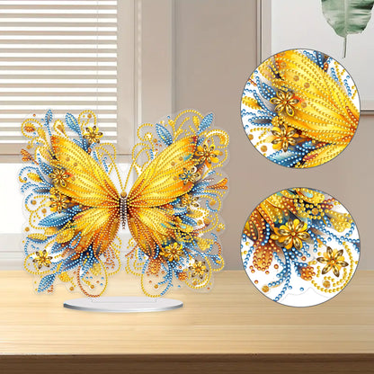 Butterfly Desktop Diamond Art Kits Diamond Art Tabletop Decor Home Office Decor