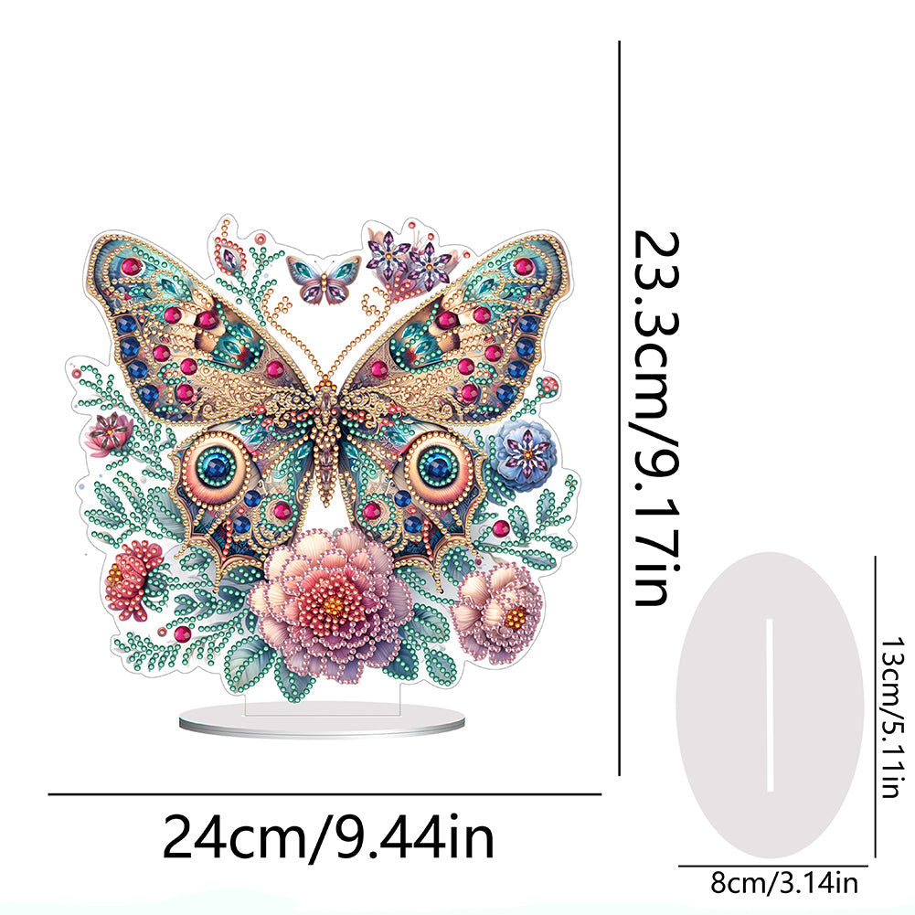 Butterfly Desktop Diamond Art Kits Diamond Art Tabletop Decor Home Office Decor