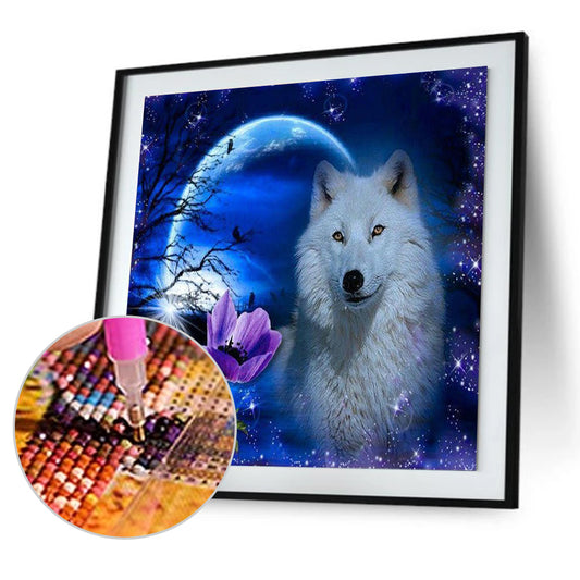 Wolf - Full Round Drill Diamond Painting 40*30CM