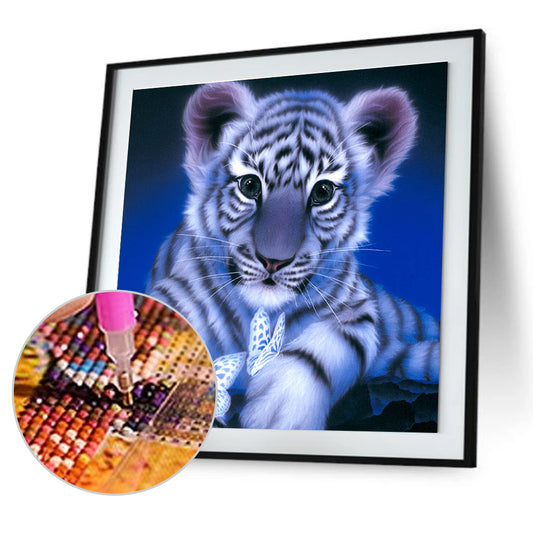 Tiger - Full Round Drill Diamond Painting 30*30CM