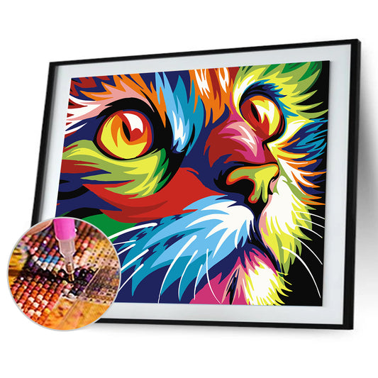 Cats - Full Round Drill Diamond Painting 30*30CM