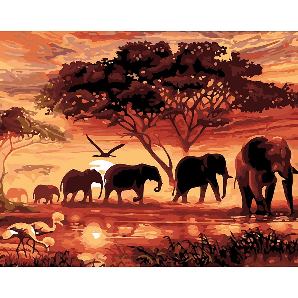 Animal Worlds - Full Round Drill Diamond Painting 33*25CM