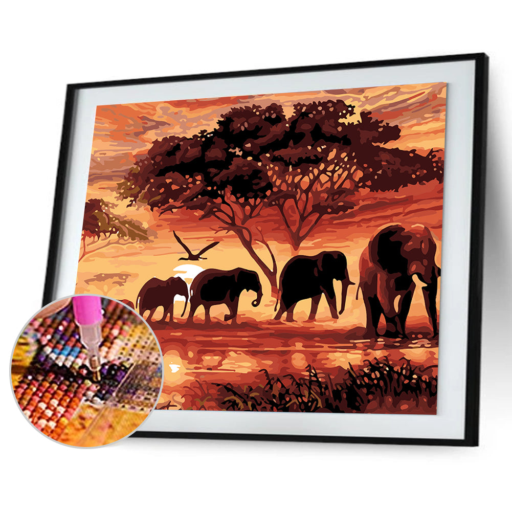 Animal Worlds - Full Round Drill Diamond Painting 33*25CM