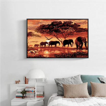 Animal Worlds - Full Round Drill Diamond Painting 33*25CM