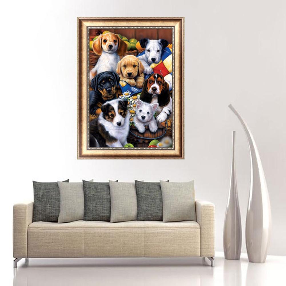 Dog - Full Round Drill Diamond Painting 40*30CM